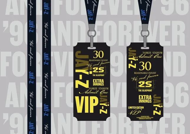 JAŸ-Z @ Yankee Stadium VIP and Credential Design