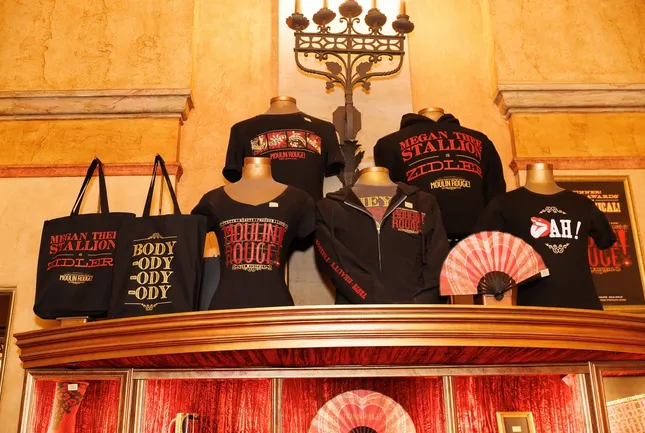Megan Thee Stallion x Moulin Rouge! The Musical Merch Design