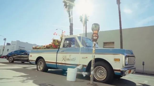 Bruno Mars Romantic Flower Trucks in Los Angeles, Ca