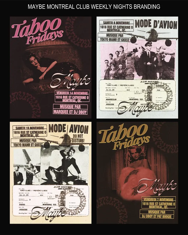 BRANDED FLYERS FOR MAYBE MONTREAL