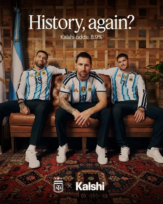 Leo Messi and AFA for Kalshi