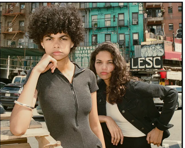NEW YORK FASHION STREET. 35mm film