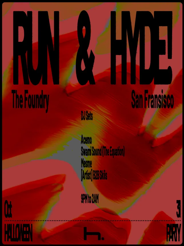Hyde.FM Halloween Poster Mock Up