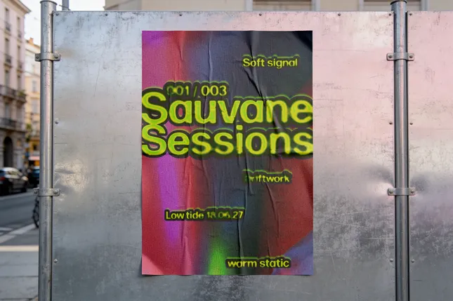 Sauvanne Sessions Poster Design