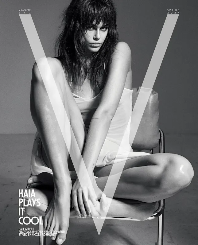 V Magazine Spring 2024 Issue - Kaia Gerber