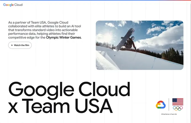 Google Cloud x Team USA