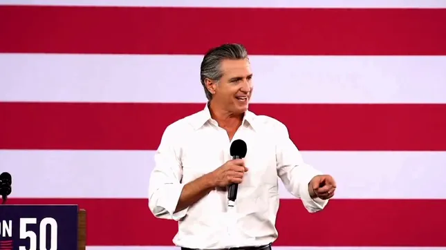 Gavin Newsom “Yes on 50” Rally
