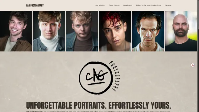 CAG Photography | Portfolio Website