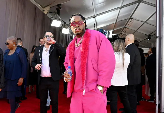 Fivio Foreign Grammys Red Carpet