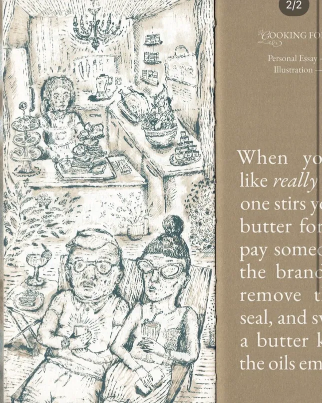 Cake Zine Illustration