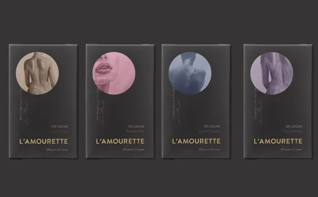 L'AMOURETTE Chocolate Rebrand & Packaging