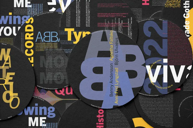 ABBA Type Study Coasters