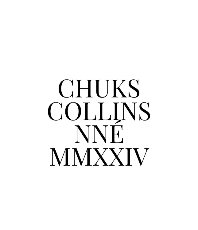 NYFW Chuks Collins
