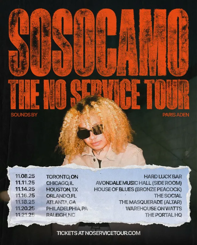 SOSO CAMO TOUR w/ Zipbby & Destin Laurel