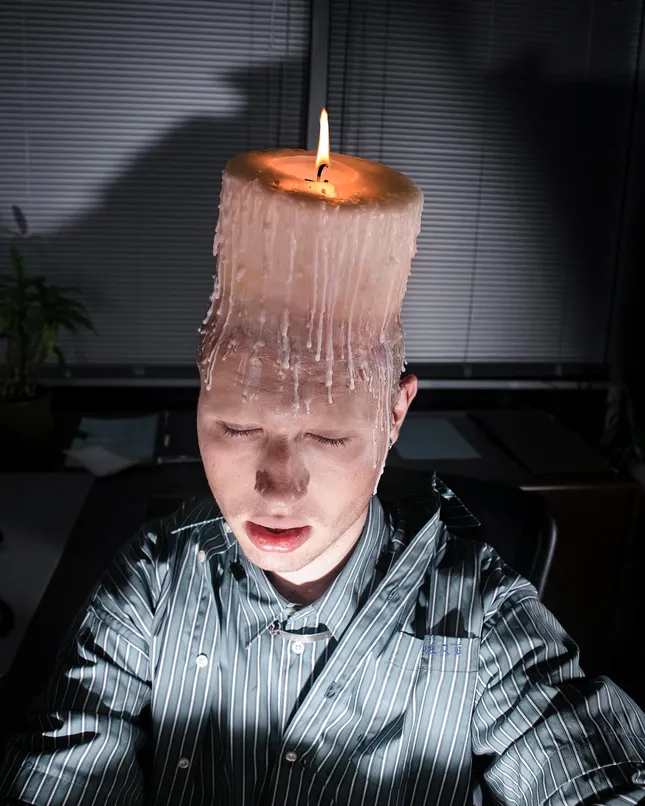 LE PERE, “BURNING THE CANDLE AT BOTH ENDS”