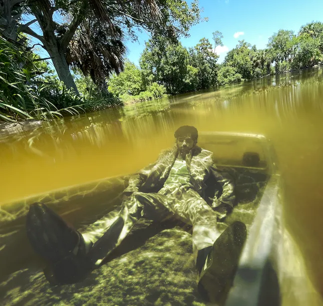 Leo in the swamp 🐊