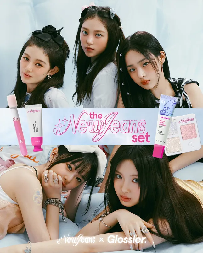 NewJeans x Glossier Campaign Concept