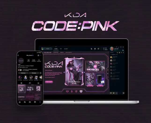 K/DA Code: Pink Campaign Concept