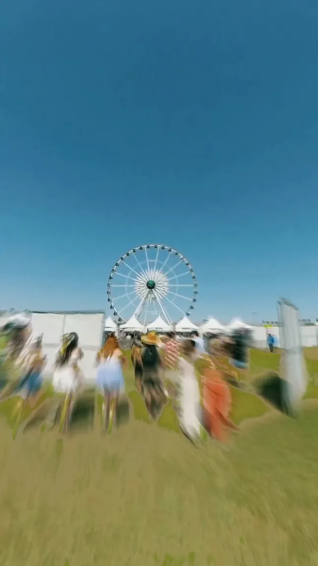POV of Coachella - shot for coachellas media