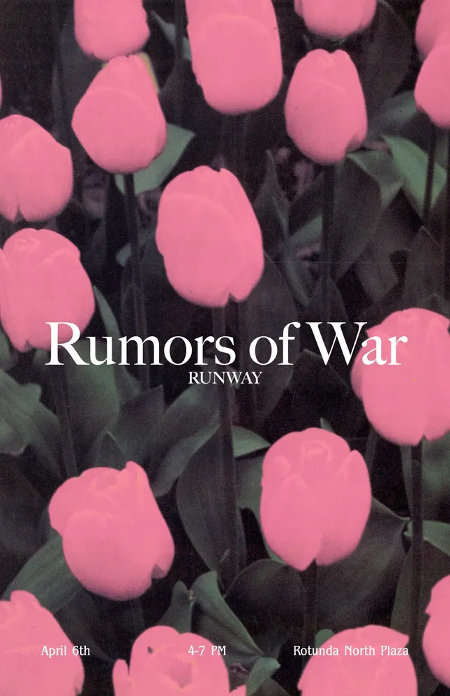 RUNWAY at UVA “Rumors of War” Brochure