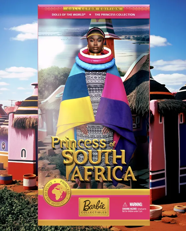 Princess of South Africa - 2002 Mattel Dolls of the World: The Princess Collection (2023)