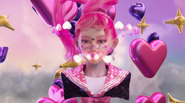 3D animation horizontal highlights