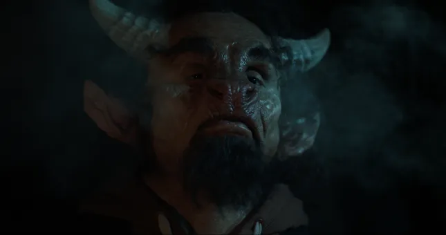 The Man With The Buffalo Head