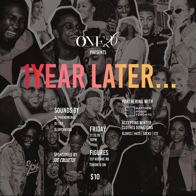 One 26 digital event poster