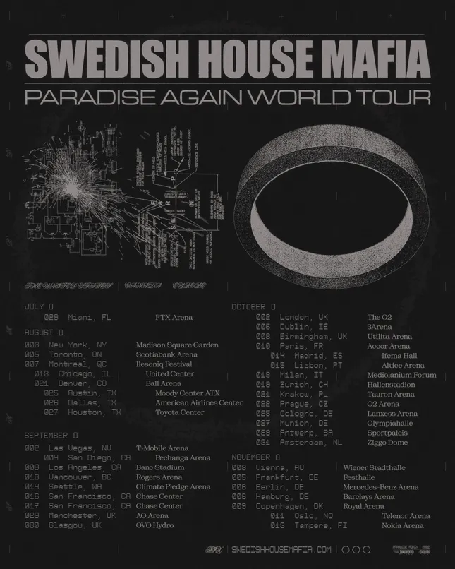 Swedish House Mafia - Paradise Again Tour