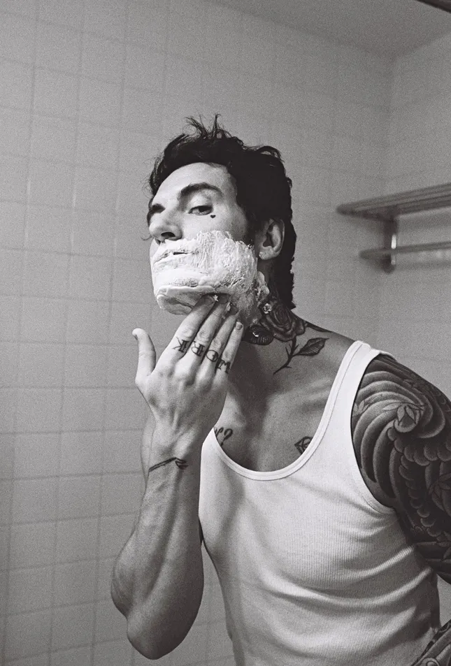 Press photos & album cover shot on film for musician Wolfe Jackson