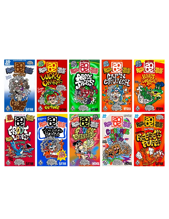 2020 FUTURE CEREAL Pre Roll Labels