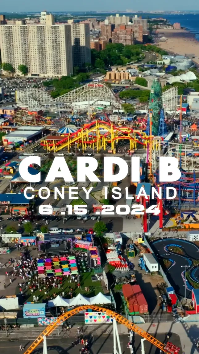 Cardi B - Coney Art Walls