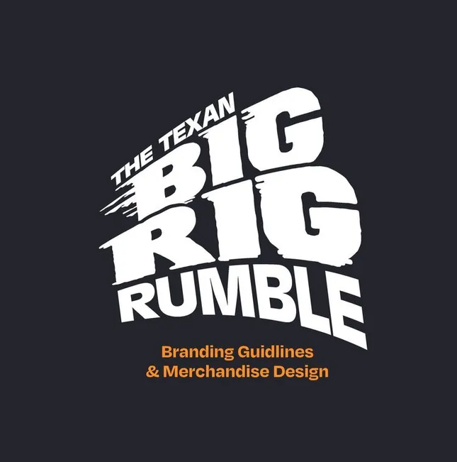 Branding guidelines and merchandise design for monster truck festival
