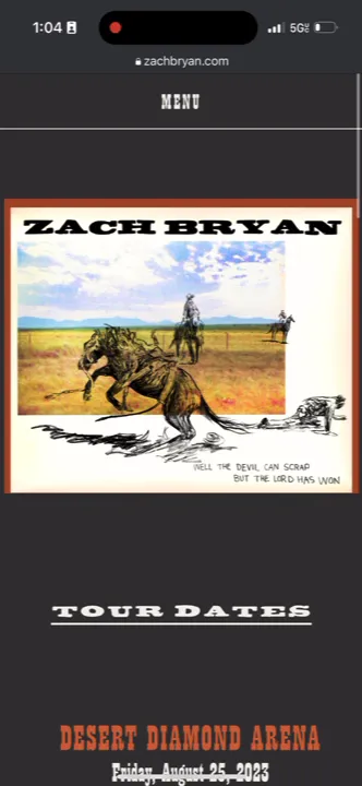 Zach Bryan Website