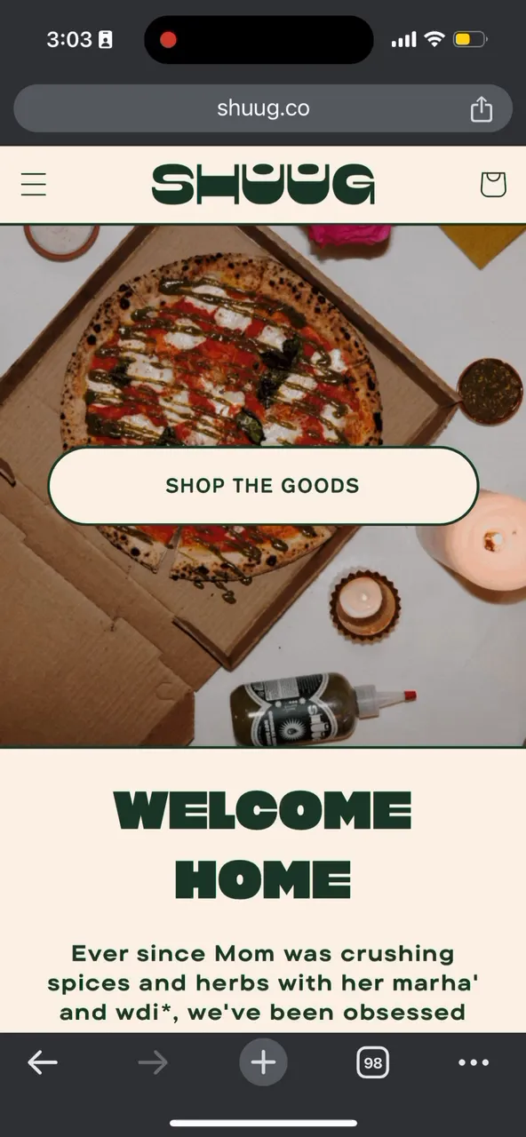 Shuug - Shopify Website