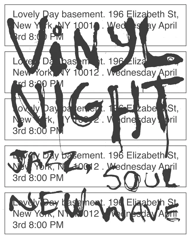 Vinyl Night Poster