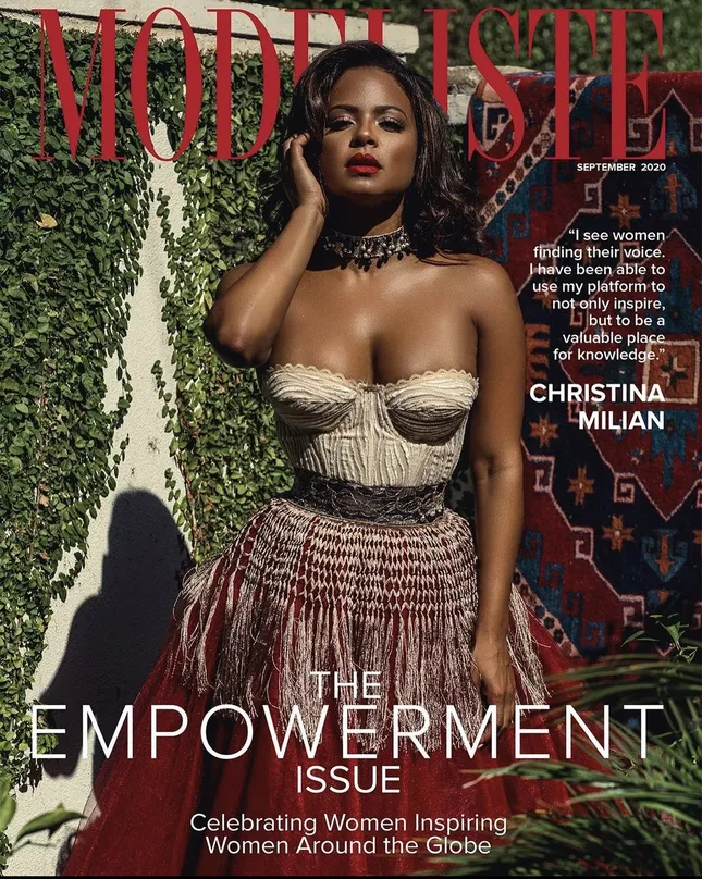 Modeliste Magazine Cover - Christina Milian