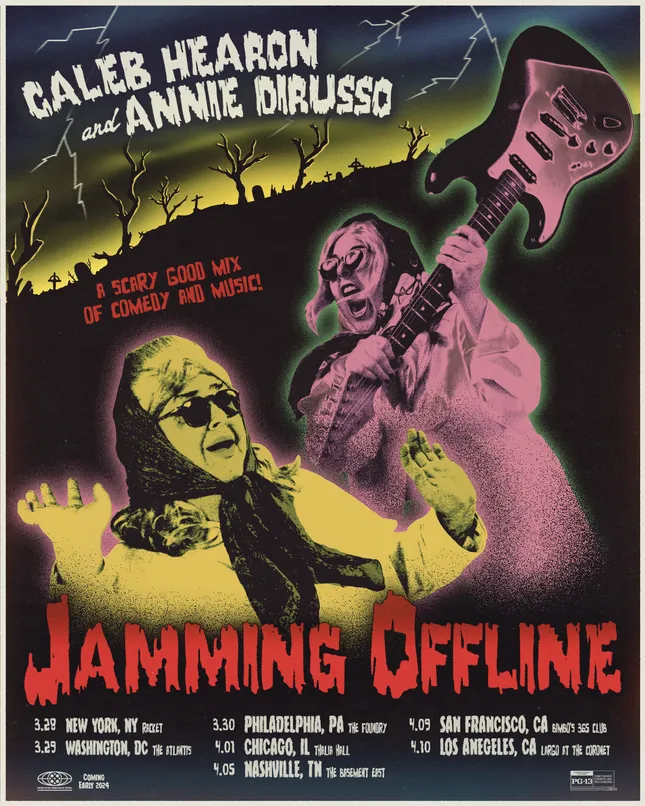 Jamming Offline: A Comedy and Music Tour with Caleb Hearon and Annie DiRusso