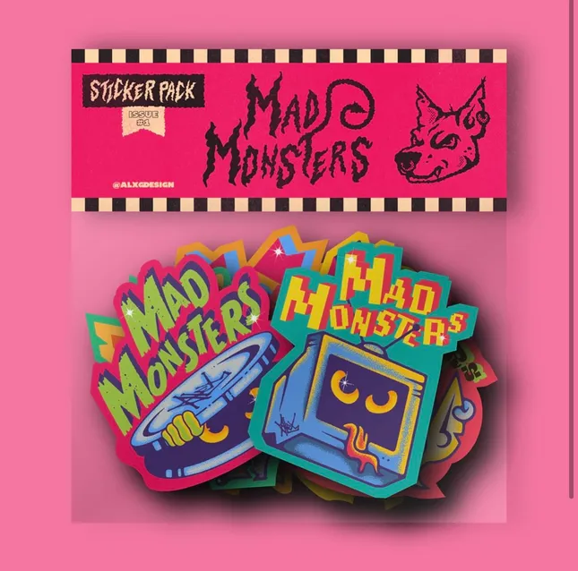 Mad Monsters Sticker Pack