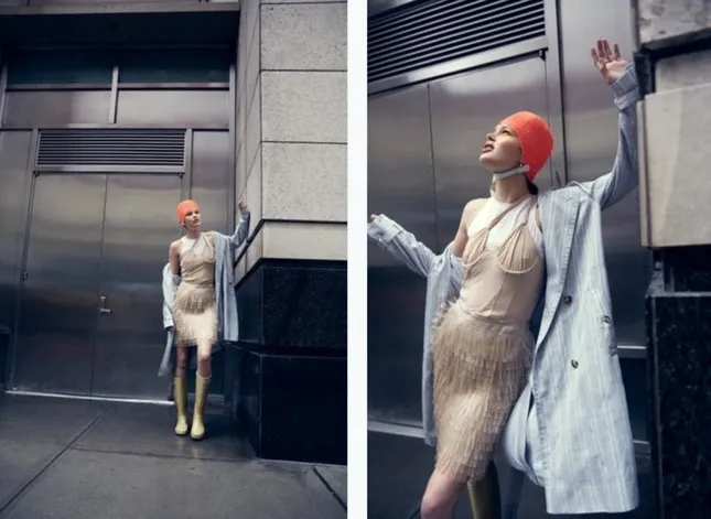 Editorial “Swimming through the city” at Flanelle Magazine