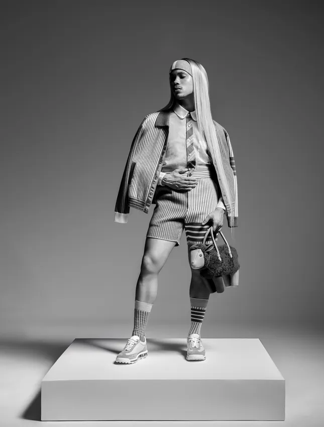 Rhoyle Ivy King for Essence Fest, 2024.
featuring Thom Browne